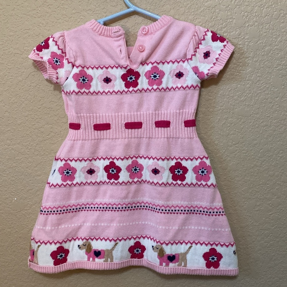 Baby Girls Gymboree Knit Cotton Dress Size 12-18M B4A - Picture 5 of 8